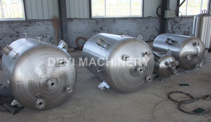 Stainless Steel Steam Jacketed Mixing Tank