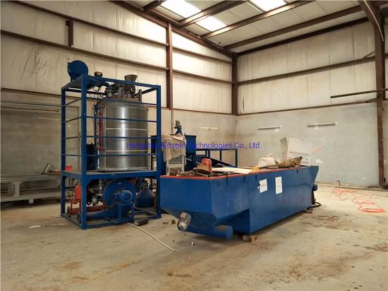 Máquina pré-expansora de lote EPS Máquina automática de poliestireno expansível EPS