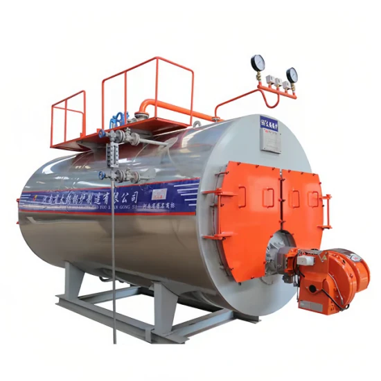 Caldeira de vapor industrial horizontal de GNL de 1 a 20 toneladas de petróleo